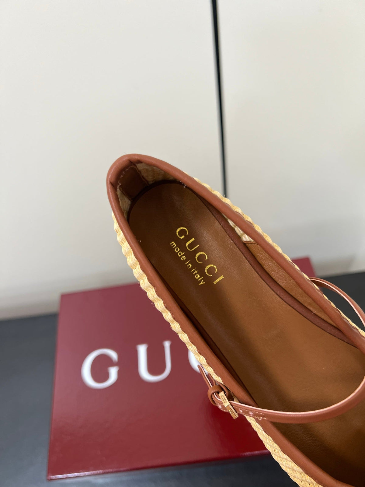 GG 26S Vittoria Pumps 6cm In Brown Lambskin
