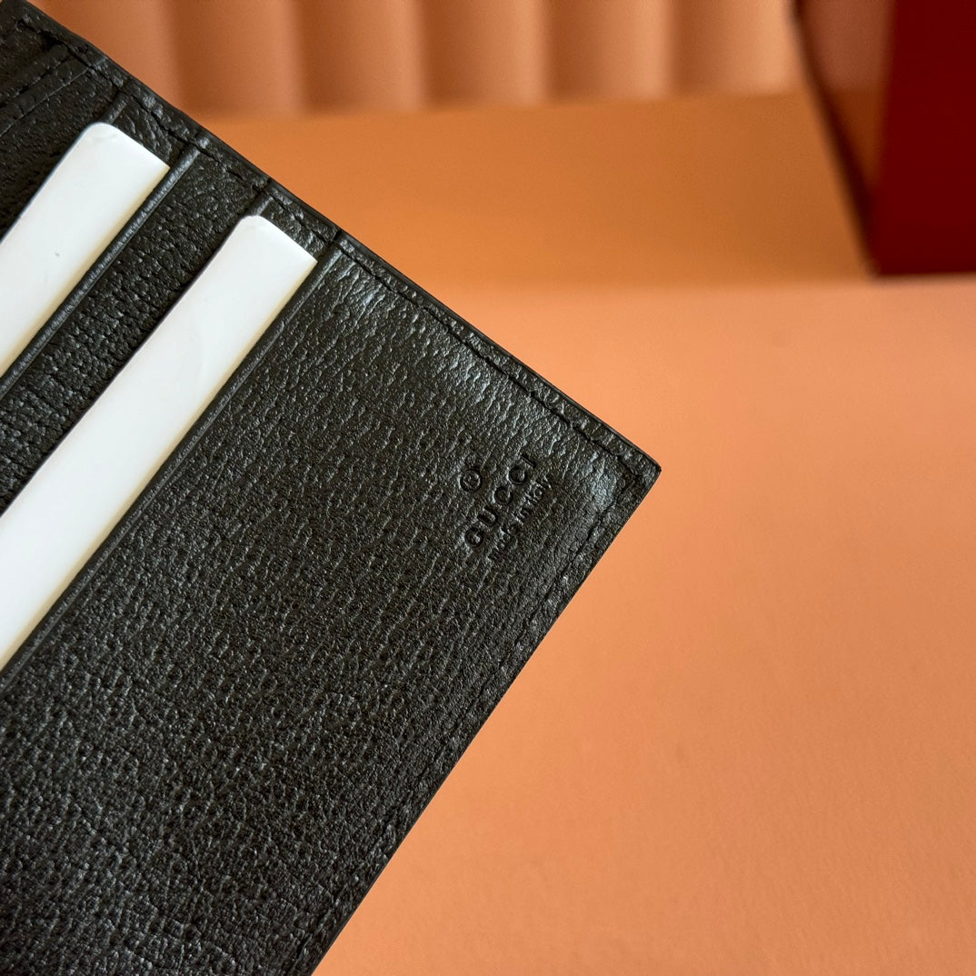 GG Ophidia Wallet Black Leather