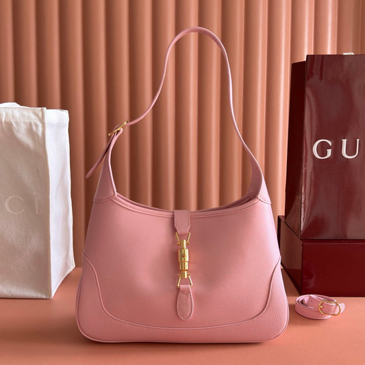 GG Jackie 1961 Shoulder Bag Pink Lambskin 292682