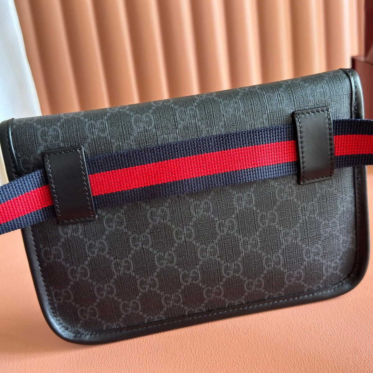 GG Supreme Small Belt Bag Black Canvas 292638