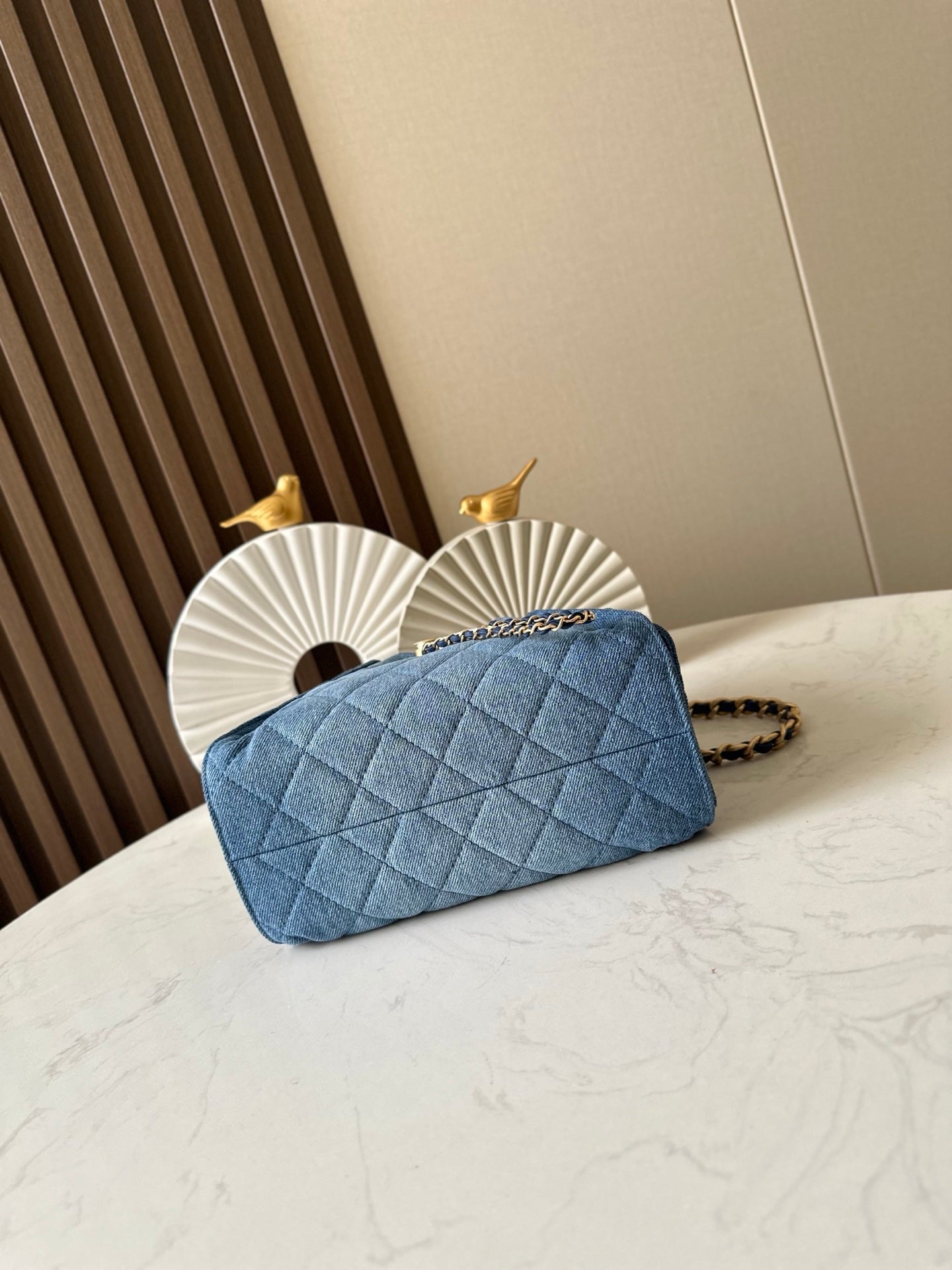 CC 26c Hobo Bag 22cm Blue Denim GHW
