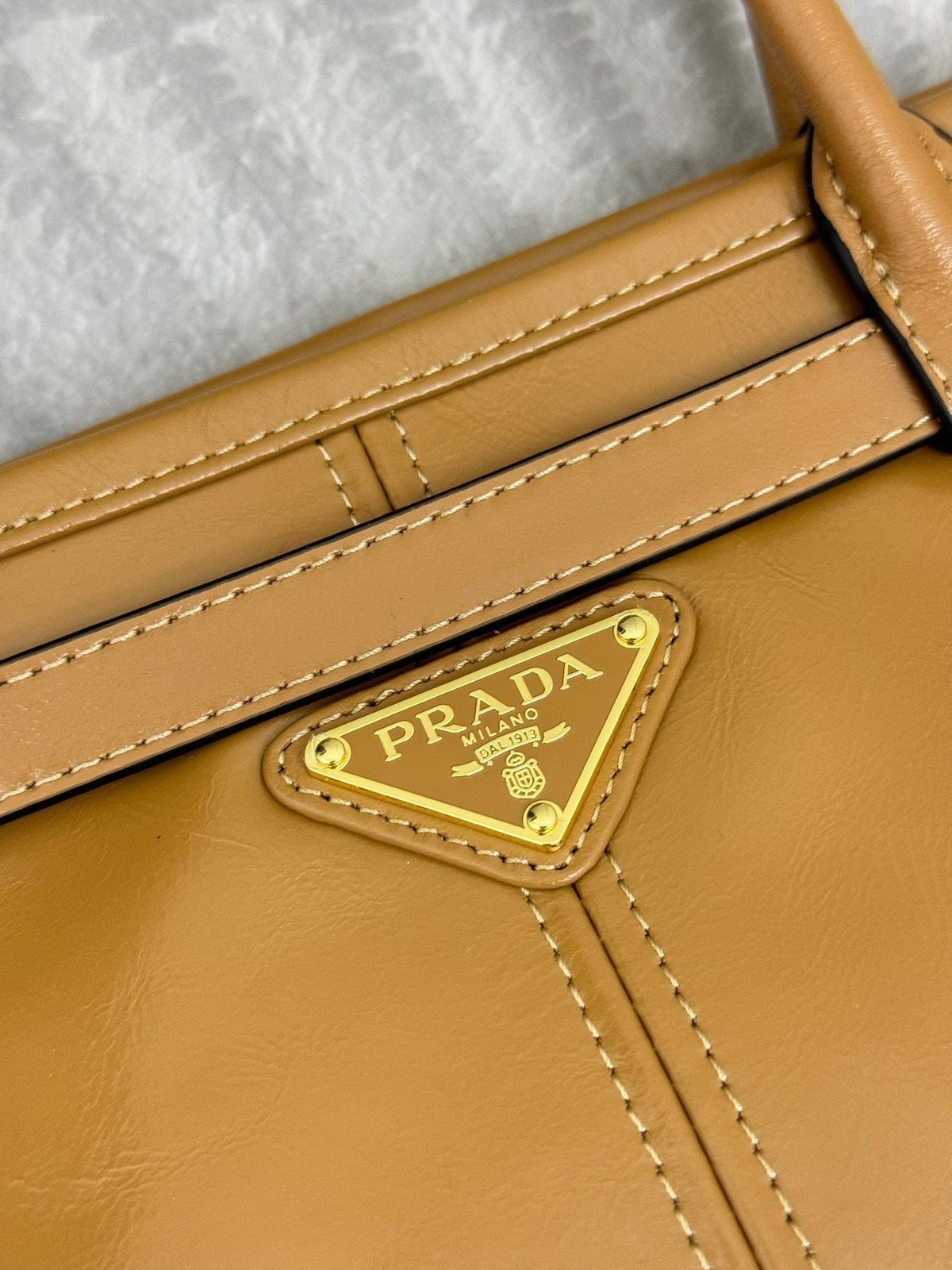 Prada Bonnie Extra-Large 42cm Brown Calfskin
