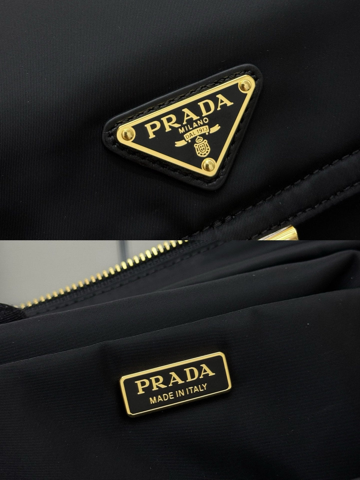Pra Explore Medium Shoulder Bag With Flap Black Nylon 294024
