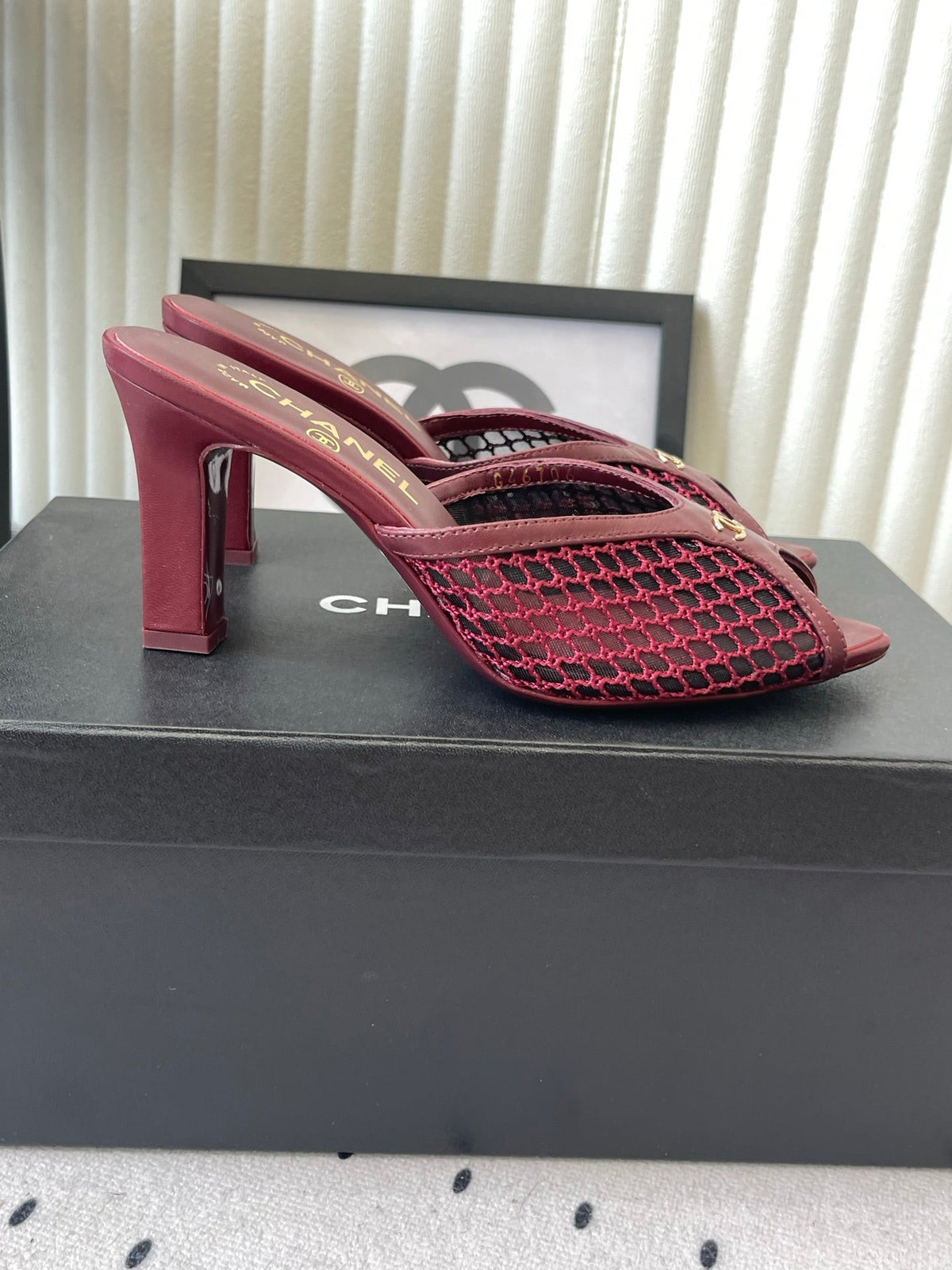 Chanel 2026 Mule Mesh Lambskin