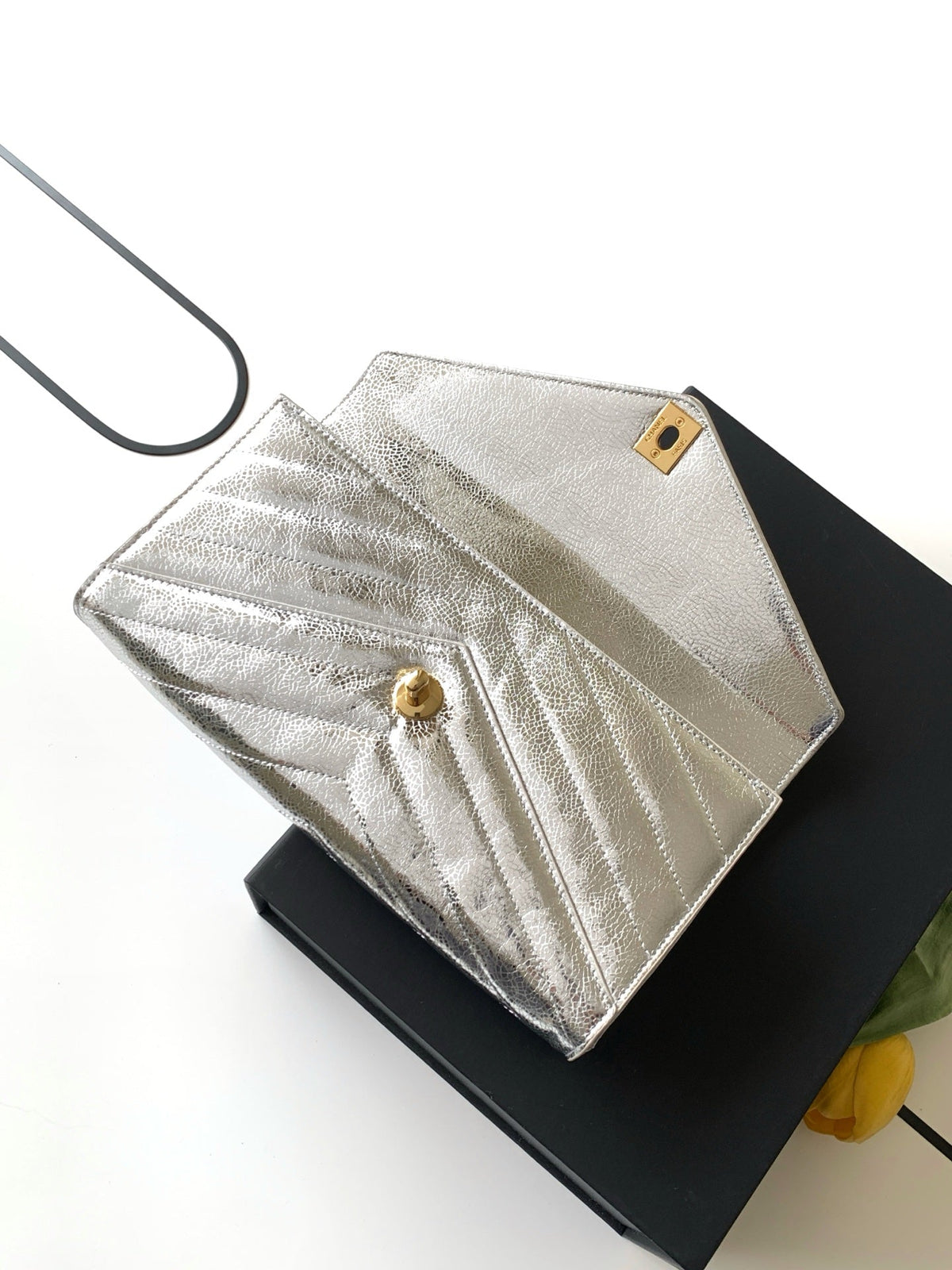 CC 26X Handbag 26cm Metallic Sliver Calfskin