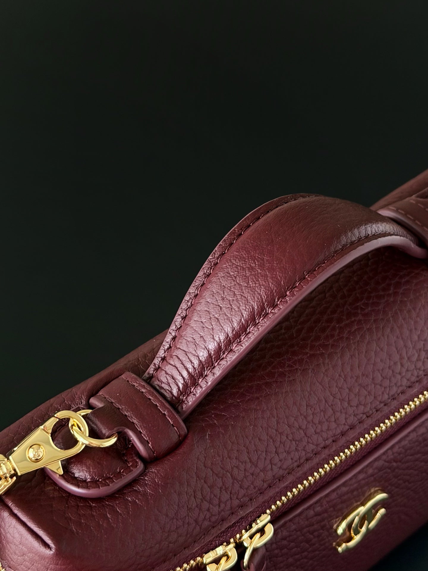 CC 26s Vanity Bag 19.5cm Burgundy Cowhide