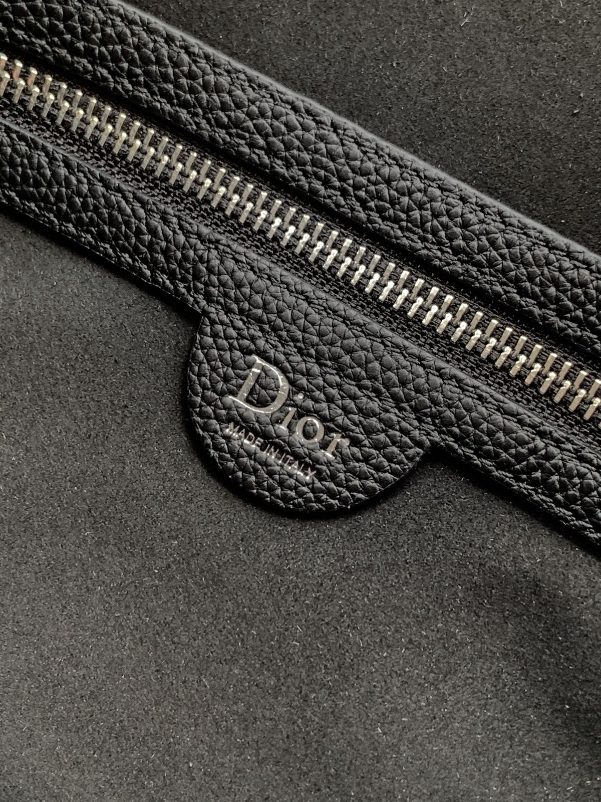 Dior 2026 Normandie Handbag 38cm Black Grained Calfskin 355400