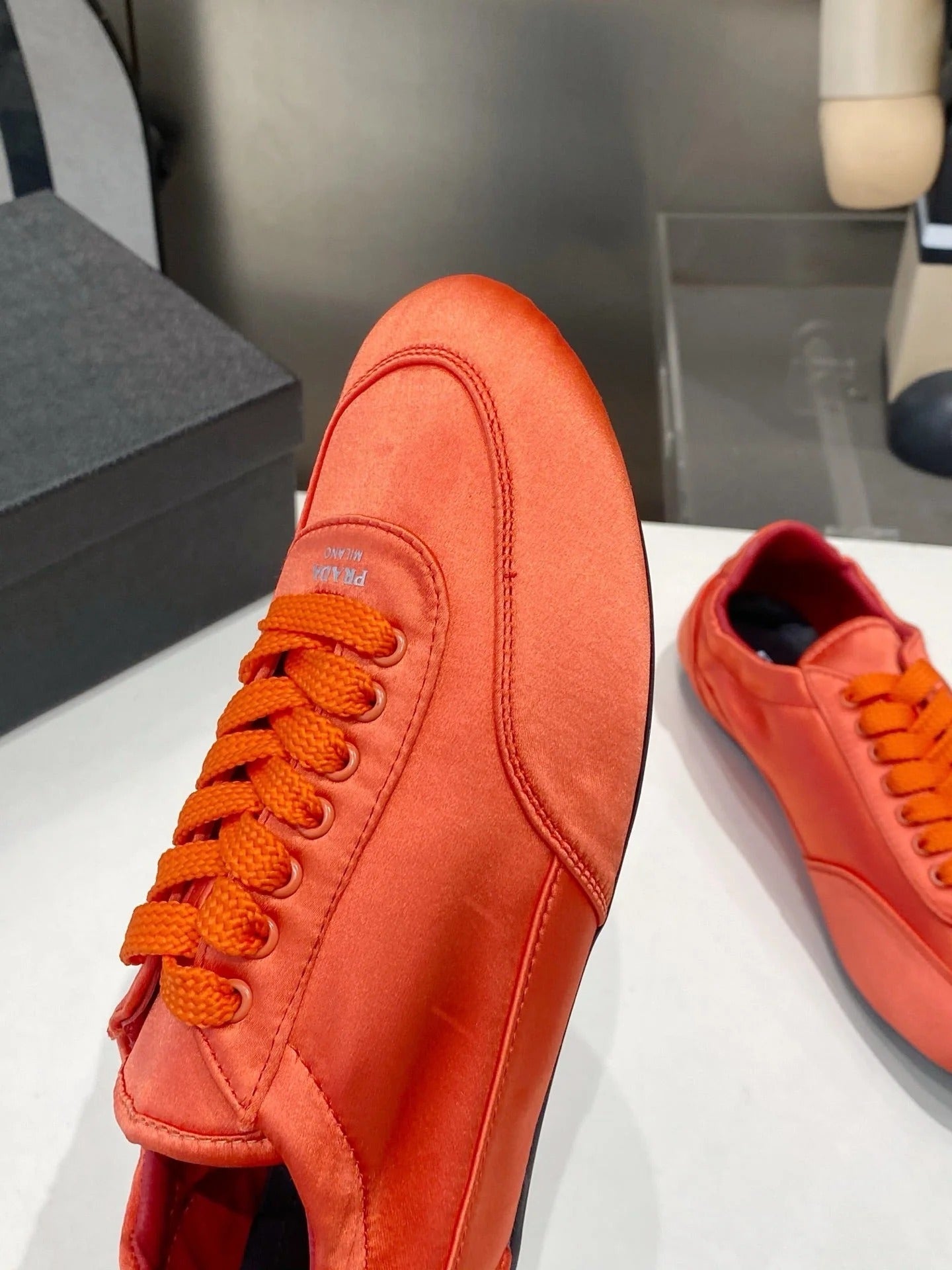 PRA 26S Casual Sneaker Orange Satin 628549