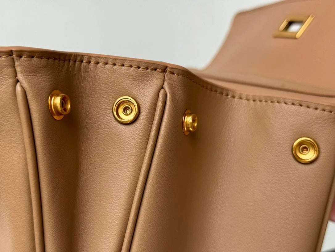 Balenciaga Medium Bag 35 Rich Brown Calfskin Gold Hardware