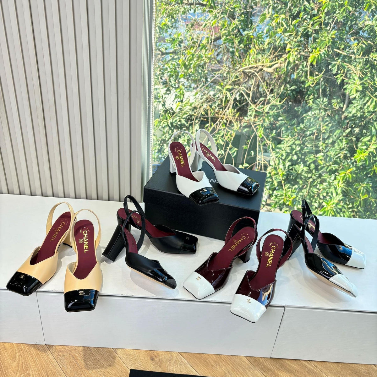 CC SS26 Slingback  9cm Patent Leather